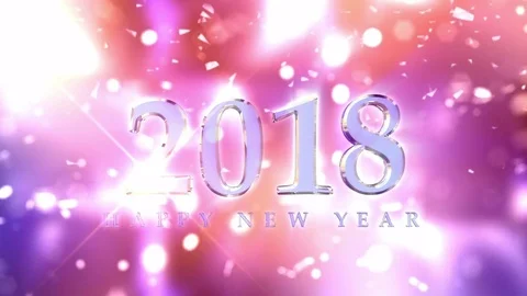 New Year 2018 Countdown Background Stock-Footage 79823286
