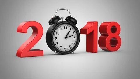 New Year 2018 Stock Footage 81103329