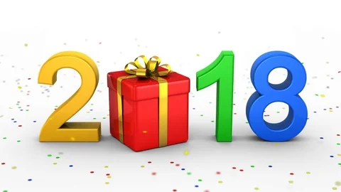 New Year 2018 Stock Footage 81597240