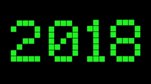 New Year 2018 Video stock 82337056