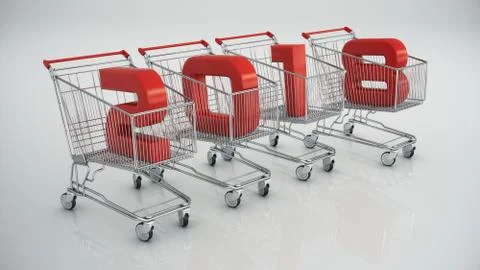 New Year 2018 Stock Illustration