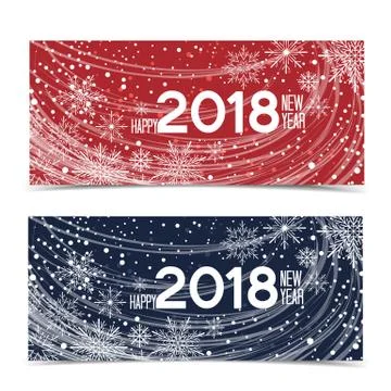 New Year 2018 Stock Illustration