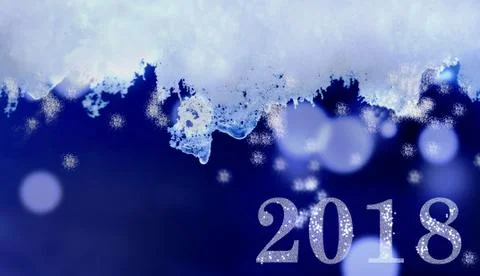 New year 2018 Stock Photos