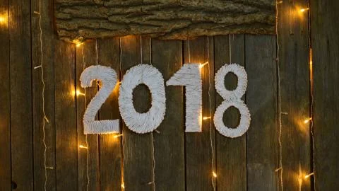 New year 2018 Foto stock