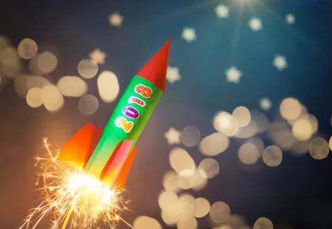 New year 2018 Stock Photos