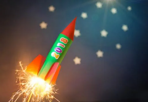 New year 2018 Stock Photos