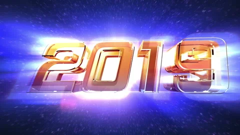 New Year 2019 Countdown Animation Video stock 94942138