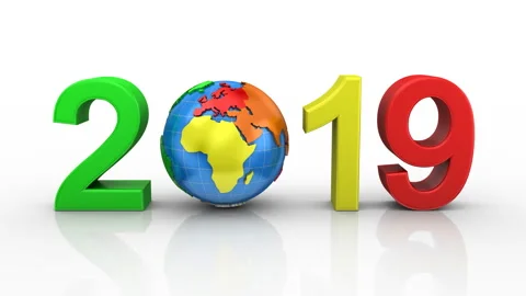New Year 2019 Stock Footage 96568877