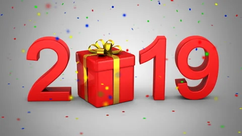 New Year 2019 Stock Footage 96898014