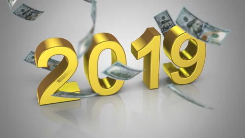 New Year 2019 Video stock 97407189