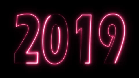 New Year 2019 스톡 동영상 99724392