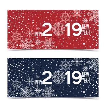 New Year 2019 Stock Illustration