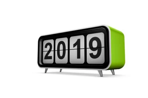 New year 2019 Stock Illustration