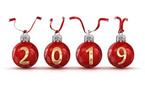 New year 2019 Stock Illustration