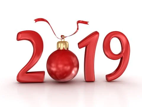 New year 2019 Stock Illustration