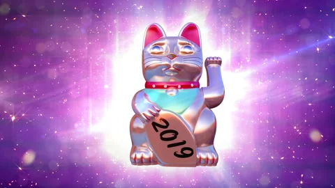 New Year 2019 Loopable animation Stock Footage 95285912