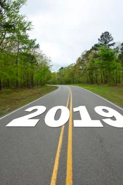 New Year 2019. Foto stock