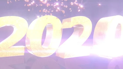 New Year 2020 Animation Stock Footage 118699535
