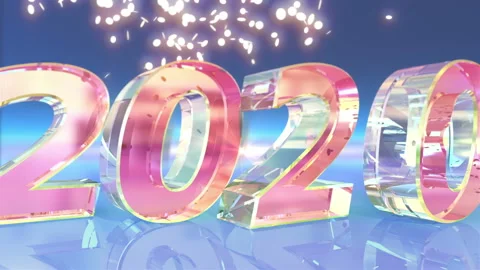 New Year 2020 Animation Video stock 118712968