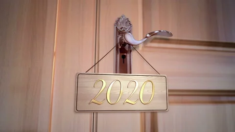 New Year 2020 Animation Stock Footage 119034365
