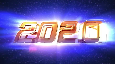 New Year 2020 Countdown Animation Stock Footage 119033452