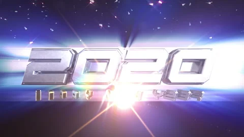 New Year 2020 Countdown Animation Stock Footage 119084901