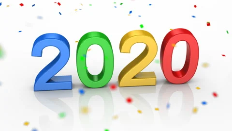 New Year 2020 Stock Footage 117429632