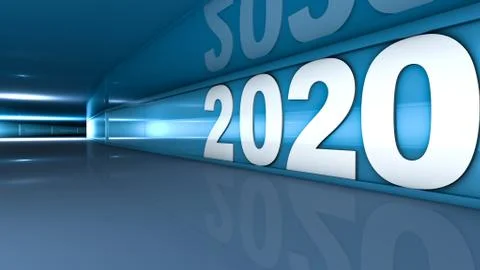 New year 2020 Stock Illustration