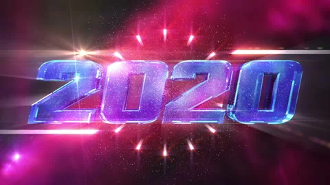 New Year 2020 Loopable Background Stock Footage 118610963