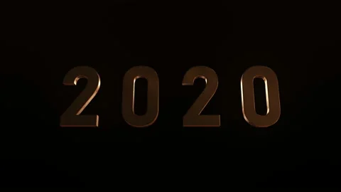 The new year 2020 text Stock Footage 115295194