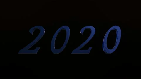The new year 2020 text Stock Footage 115295206