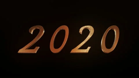 The new year 2020 text Stock Footage 115295254