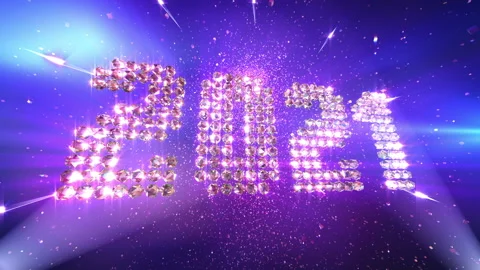 New Year 2021 Animation background in 4K Stock Footage 141433280