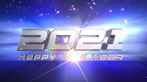 New Year 2021 Countdown Animation Stock Footage 141387905