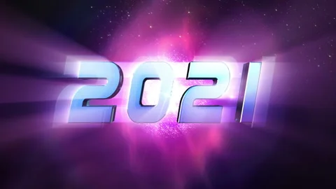 New Year 2021 Countdown Animation Stock Footage 141389536