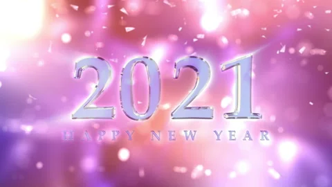New Year 2021 Countdown Animation Stock Footage 141469899