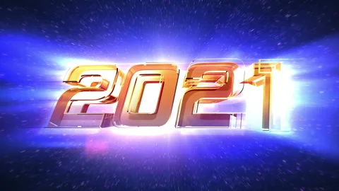 New Year 2021 Countdown Animation Stock Footage 141530136