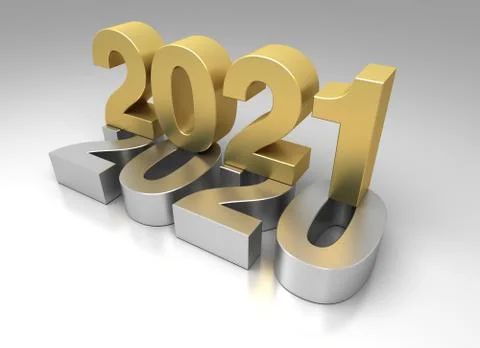 New Year 2021 Stock Illustration