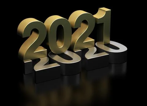 New Year 2021 Stock Illustration