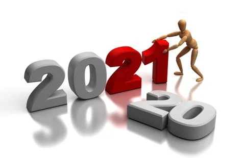 New Year 2021 Stock Illustration