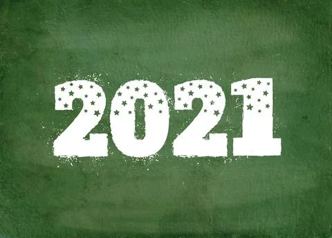 New year 2021 Illustrazione stock
