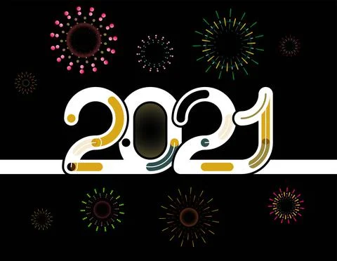 New year 2021 Stock Illustration