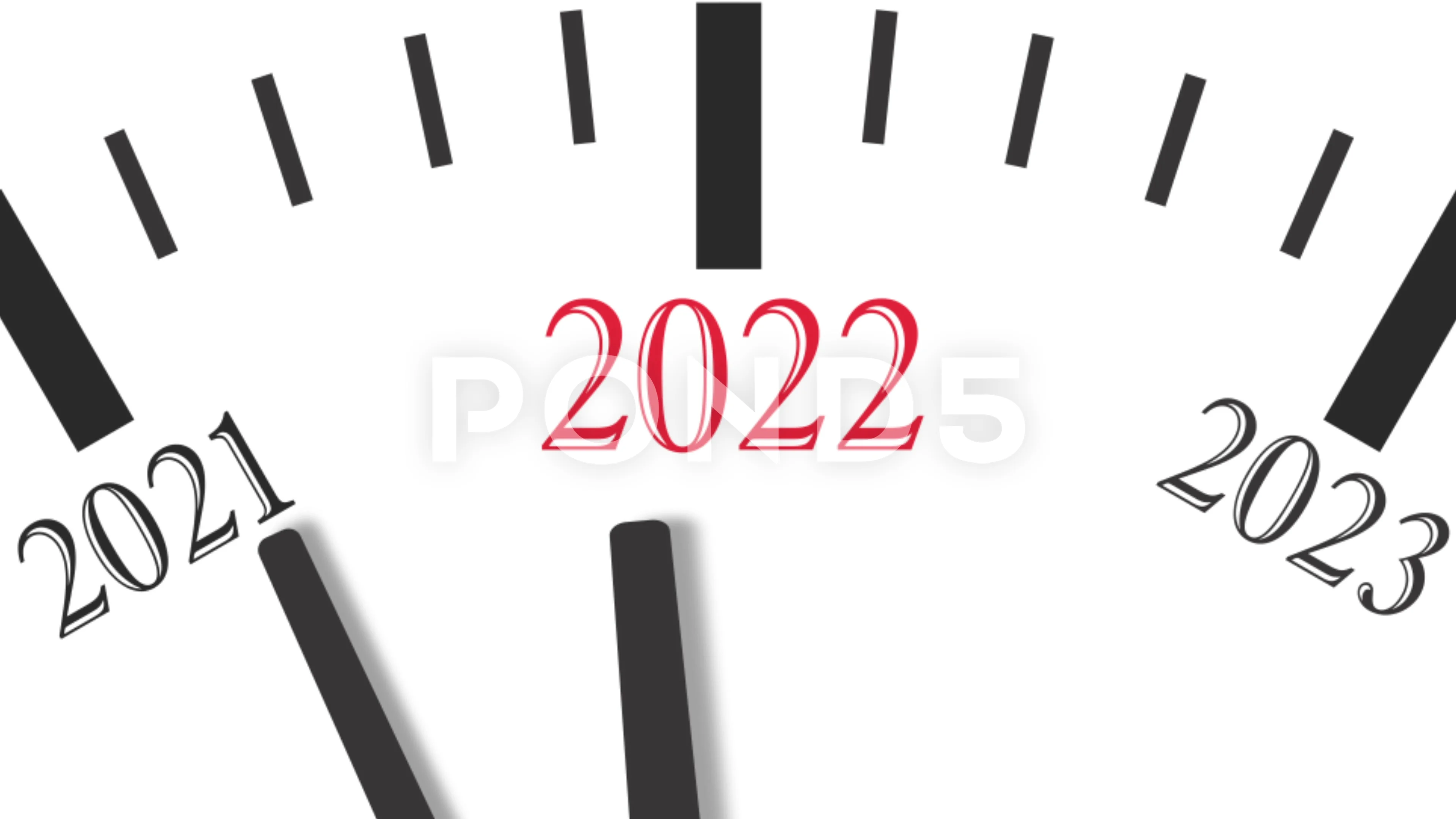new years eve 2022 clock