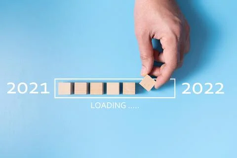 New year 2022 counting down Stock Photos