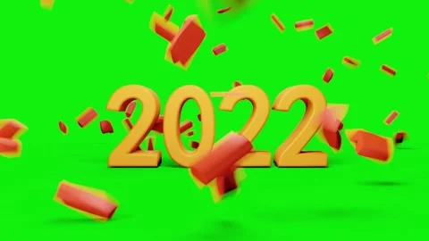 The new year 2022 drops over the past year and smash it into little pieces. Stock Footage 165258722