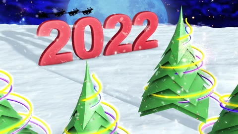 New Year 2022 動画素材 166864476