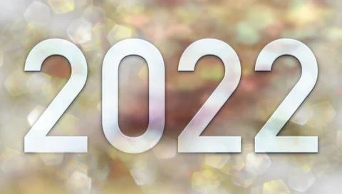 New year 2022. Illustrazione stock