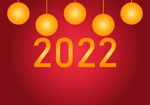 New year 2022 theme background Stock Illustration