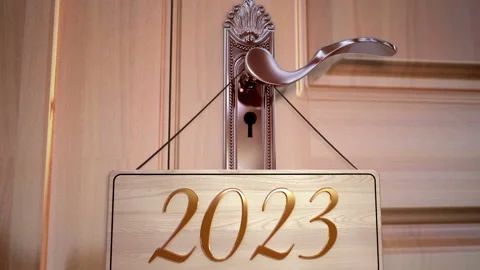 New Year 2023 Animation Stock Footage 219645822