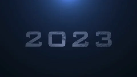 New Year 2023 Countdown Animation Video stock 223747416